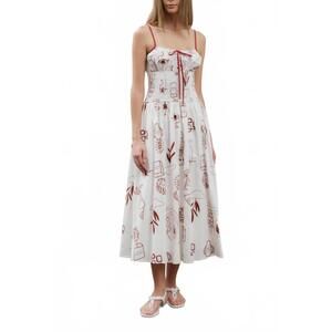Moon River | Dresses | Moon River White Lace Midi Dress | Poshmark